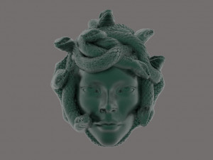 gorgon medusa Model Cetak 3D
