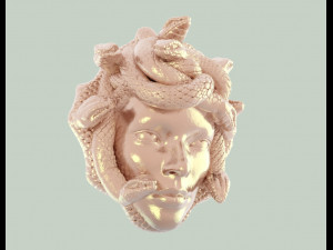 gorgon medusa Model Cetak 3D