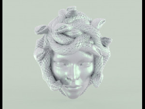 gorgon medusa Model Cetak 3D