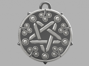 yennefer pendant Model Cetak 3D