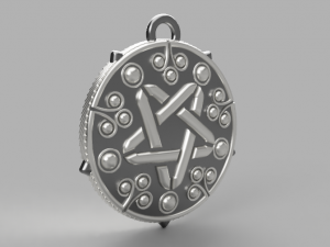 yennefer pendant Model Cetak 3D