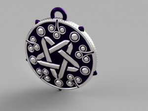 yennefer pendant Model Cetak 3D