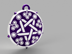 yennefer pendant Model Cetak 3D