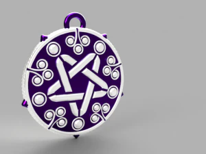 liontin yennefer Model Cetak 3D