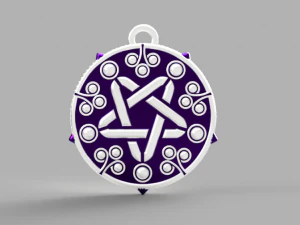 liontin yennefer Model Cetak 3D