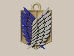 titanların saldırısından özgürlüğün kanatları 3D Baskı Modeli