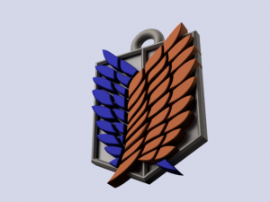 wings of freedom from attack of the titans 3D Принт Модель