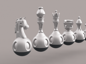 tumbler chess Modèles 3D en vedette