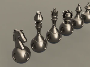 scacchi a bicchiere Modello di stampa 3D