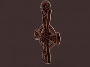 gothic cross with skulls 3D Принт Модель