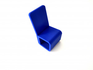 chair single line 3D Print Model