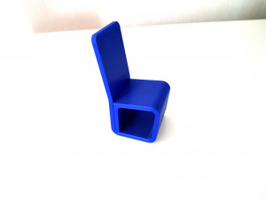 chair single line Modello di stampa 3D