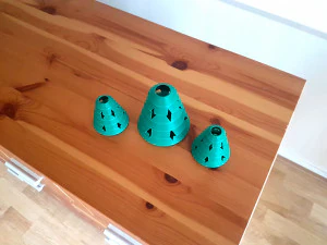 xmas tree vase 3D Print Model