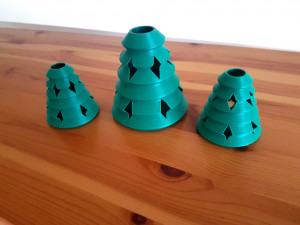 xmas tree vase Modèles 3D en vedette
