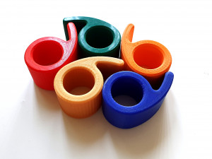 bottle opener six 3D-printmodel
