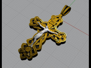 braided cross 3D Model