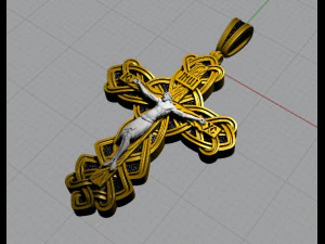 cruz tran&ccedil;ada Modelo 3D