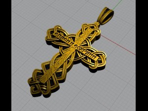 braided cross 3D 模型
