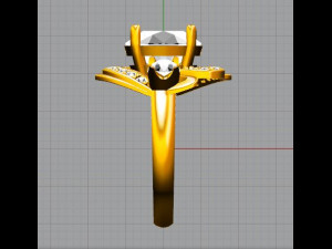 big diamond ring 3D 模型