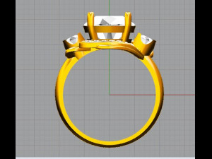 big diamond ring 3D 模型