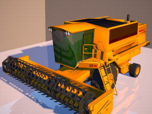 harvester Modelo 3D
