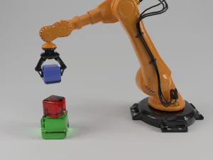 industrial robot arm 3D Model
