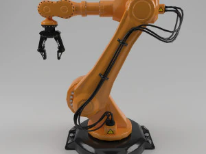 braccio robotico industriale Modello 3D