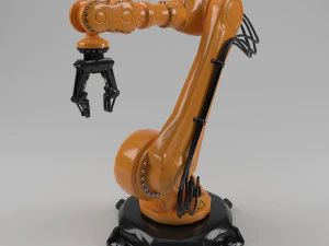 braccio robotico industriale Modello 3D