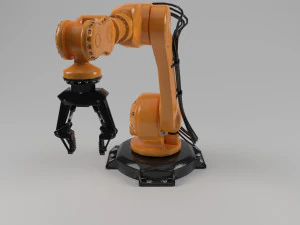 braccio robotico industriale Modello 3D