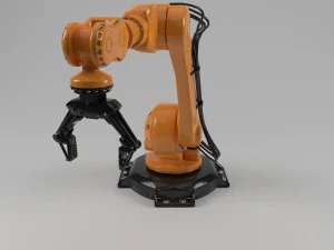 braccio robotico industriale Modello 3D