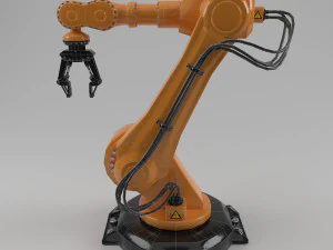braccio robotico industriale Modello 3D