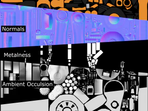 braccio robotico industriale Modello 3D