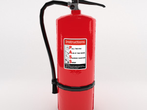 fire extinguisher 3D 模型