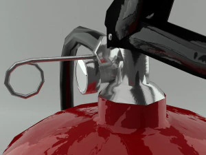fire extinguisher 3D Model