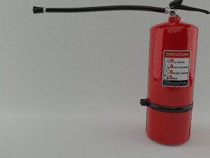 fire extinguisher 3D 模型