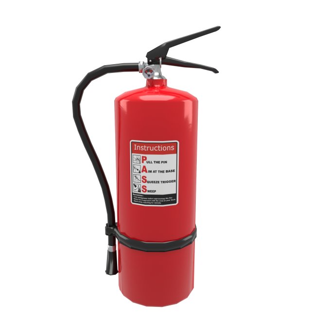 fire extinguisher 3D 模型 .c4d .max .obj .3ds .fbx .stl .blend 