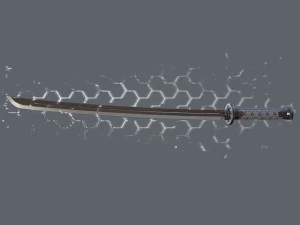 sci-fi katana 3D Model
