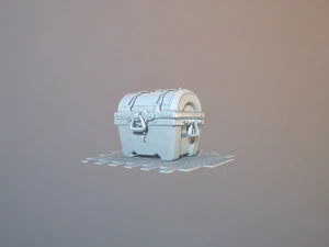 treasure chest loot box fx 3D Model