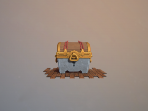 treasure chest loot box fx 3D 模型