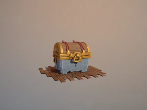 treasure chest loot box fx 3D Model