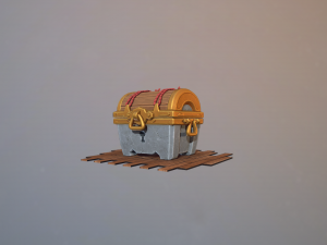 treasure chest loot box fx 3D 模型