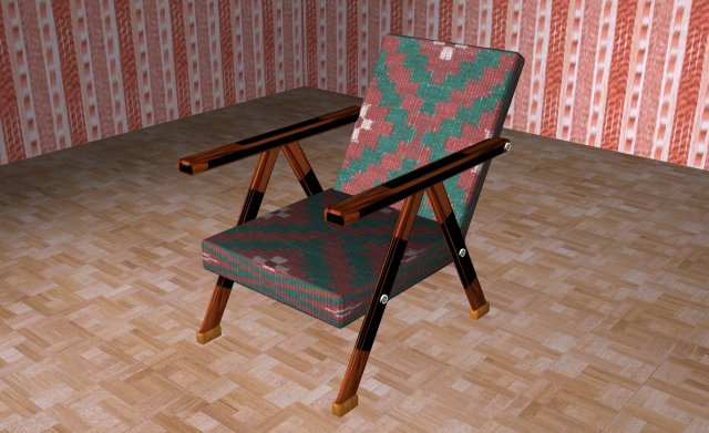 chair 3D Модель .c4d .max .obj .3ds .fbx .stl .blend 