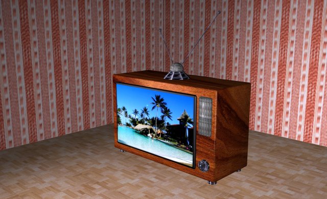 tv Modelo 3D .c4d .max .obj .3ds .fbx .stl .blend 