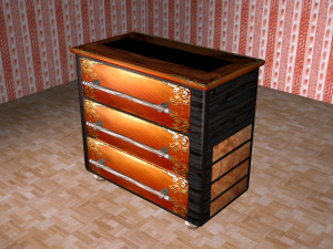 dresser 3Dモデル