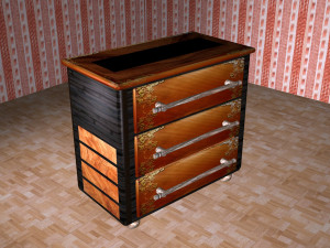dresser 3D 模型