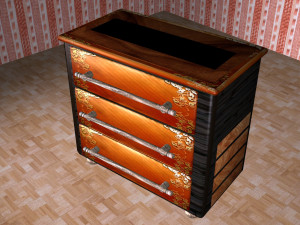 dresser 3D 模型