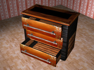 dresser 3D 模型