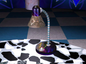 l&aacute;mpara Modelo 3D