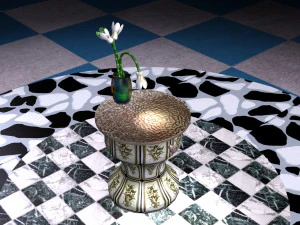 flowers lamp 3D Model