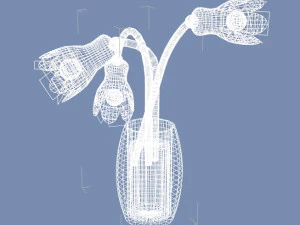 flowers lamp 3D Model
